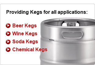 Beer Kegs, Wine Kegs, Soda Kegs, Chemical Kegs